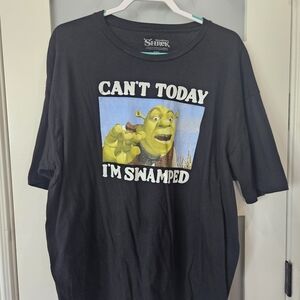 Dreamworks Shrek Black Cotton T-Shirt